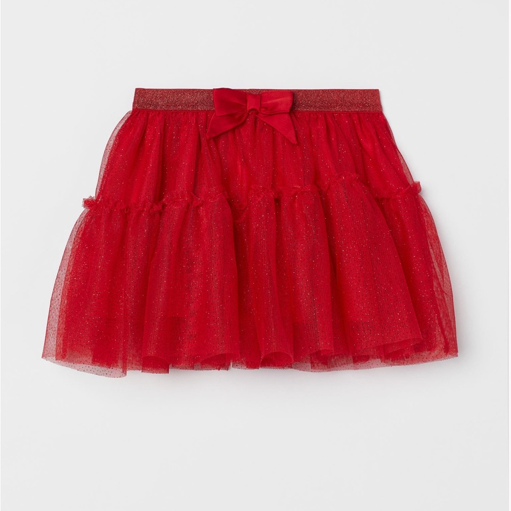 red tulle skirt tags included NEW!!
